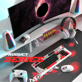 Безжичен контролер Marvo Gamepad Monka Contra GT-96 - PS4, RGB, Wireless, Vibration