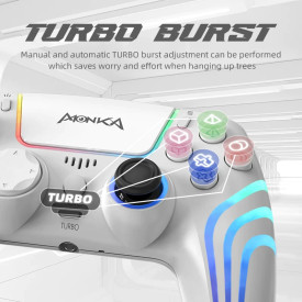 Безжичен контролер Marvo Gamepad Monka Contra GT-96 - PS4, RGB, Wireless, Vibration