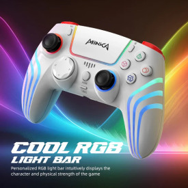 Безжичен контролер Marvo Gamepad Monka Contra GT-96 - PS4, RGB, Wireless, Vibration
