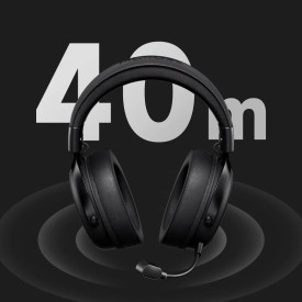 Безжични слушалки MCHOSE Wireless Gaming Headphones - V9 Pro Icy White - Bluetooth , 2.4G
