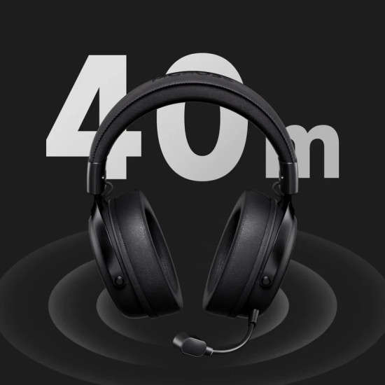 Безжични слушалки MCHOSE Wireless Gaming Headphones - V9 Pro Icy White - Bluetooth , 2.4G