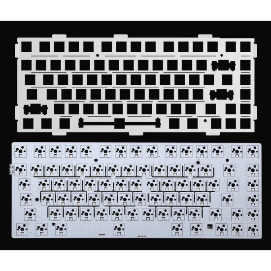 Безжична клавиатура MCHOSE Wireless Gaming Mechanical Keyboard G75 Pro - Tofu Switch v2 [Linear] (English US), Blue Cabbage