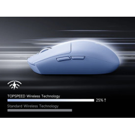Безжична мишка MCHOSE G3 V2 Black - Wireless Gaming Mouse - 1K, Omron Mechanical