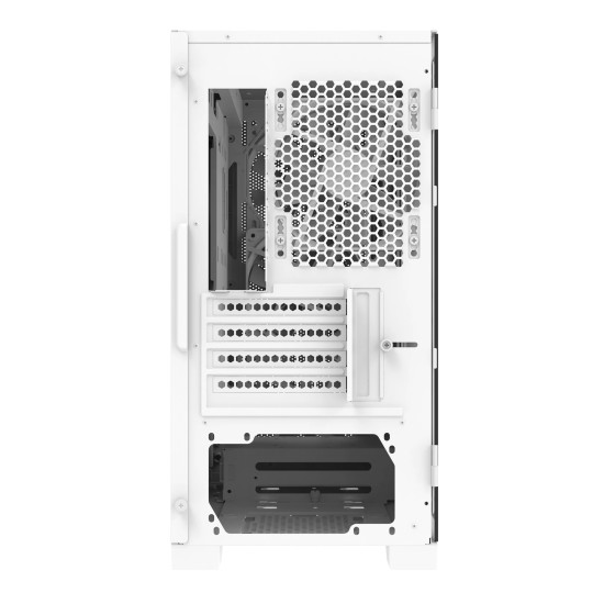 Кутия за компютър Montech AIR 100 ARGB, Micro ATX Case, TG, 4x120mm ARGB Fans, White