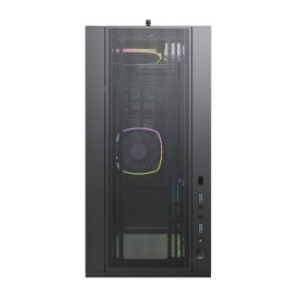Кутия за компютър Montech SKY TWO, Mid-tower Case, TG, 4x120mm ARGB Fans, Black