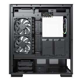 Кутия за компютър Montech SKY TWO, Mid-tower Case, TG, 4x120mm ARGB Fans, Black