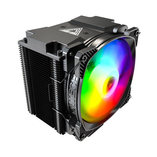 Охладител за процесор Montech AIR COOLER 210, CPU Cooler, 210W TDP, ARGB, Black