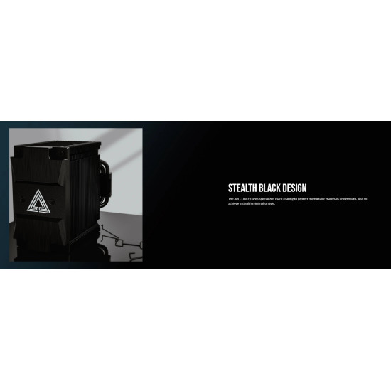 Охладител за процесор Montech AIR COOLER 210, CPU Cooler, 210W TDP, ARGB, Black