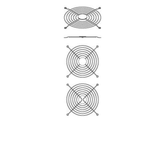 Комплект решетки за вентилатори Noctua Fan Grill Metal - 140mm 2pcs pack - NA-FG1-14 Sx2