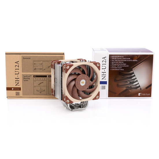 Охладител за процесор Noctua CPU Cooler NH-U12A Dual Fans - LGA1700/1200/2066/AM4
