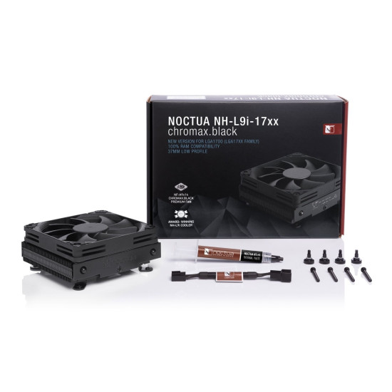 Охладител за процесор Noctua CPU Cooler NH-L9i-17xx CHROMAX.BLACK