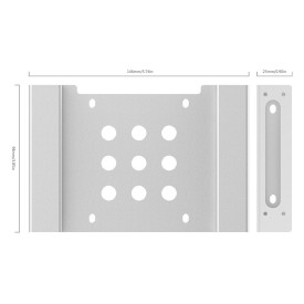 Адаптер Orico SSD/HDD bracket 2.5"/3.5"->5.25" - AC52535-1S-SV