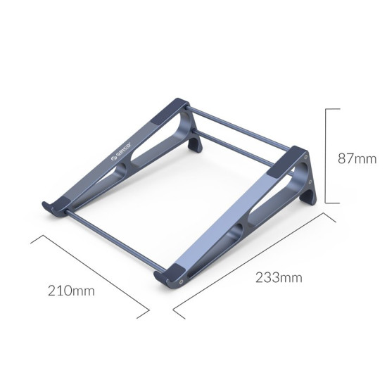 Поставка за лаптоп Orico Laptop Stand - Aluminum, Grey, up to 17.4" - MA15-GY