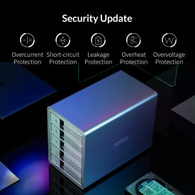 Докинг станция Orico Storage - HDD Dock - 4 BAY with RAID, Aluminium - 9548RU3