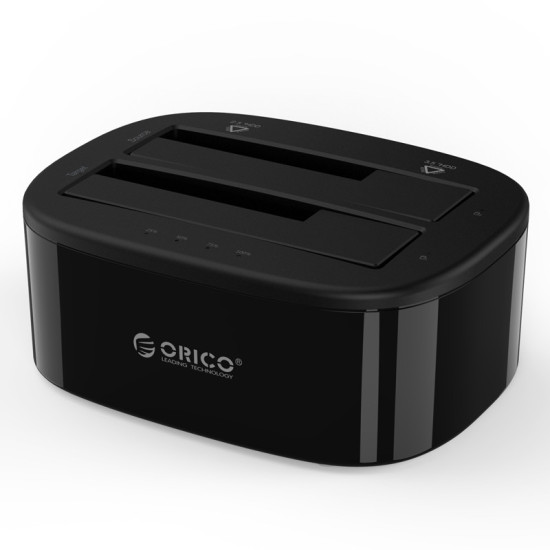 Докинг станция Orico Storage - HDD/SSD Dock - 2 BAY Clone 2.5/3.5 USB3.0 - 6228US3-C