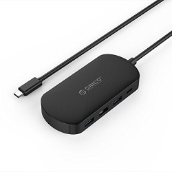 USB хъб Orico USB 3.1 Type C HUB 4 port - 1 x TYPE C, 3 x USB3.0 - HC1-BK-PRO