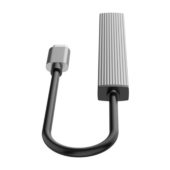 USB хъб Orico USB3.0/2.0 HUB 4 port - Type-C input - AH-13-GY