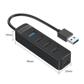 USB хъб Orico USB3.0/2.0 HUB 4 ports - TWU32-4A