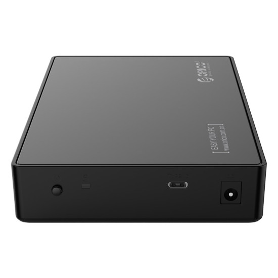 Кутия за диск Orico Storage - Case - 3.5 inch TYPE C, UASP, black - 3588C3-BK