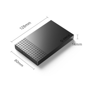 Външна кутия за диск Orico Storage - Case - 2.5 inch USB3.0 Black - 2526U3-V1-BK