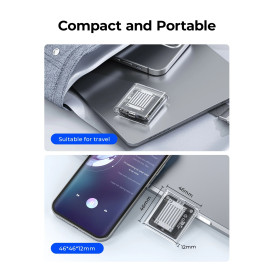 Външна кутия за диск Orico Storage - Case - M.2 2230 NVMe - TC20-M2-10G-GY-BP - 10Gbps, Gray