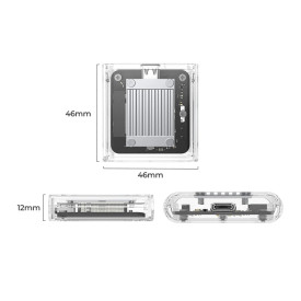 Външна кутия за диск Orico Storage - Case - M.2 2230 NVMe - TC20-M2-10G-GY-BP - 10Gbps, Gray