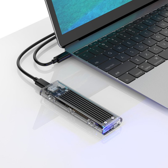 Външна кутия за диск Orico Storage - Case - M.2 NVMe M key - USB3.1 Type-C - TCM2-C3-BK