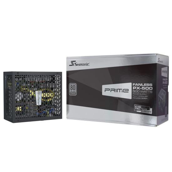 Захранване Seasonic PSU 500W Fanless - PRIME FANLESS PX-500 - SSR-500PL