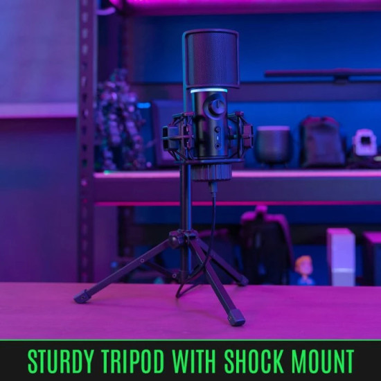 Микрофон Streamplify Streaming Microphone With Tripod RGB - MIC TRIPOD - SPMC-MZ1C127.11