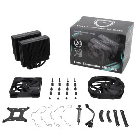 Охладител за процесор Thermalright Frost Commander 140 Black - Dual-Tower - LGA1851/LGA1700/AM5