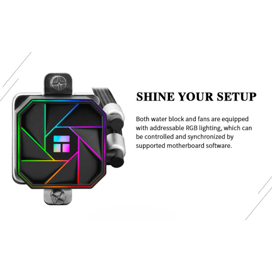 Водно охлаждане Thermalright Water Cooling Aqua Elite 240 Black A-RGB V3 - LGA1851/LGA1700/AM5
