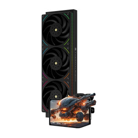 Водно охлаждане Thermalright Water Cooling Levita Vision 360 UB ARGB Black - 6.67 inch Curve AMOLED Display