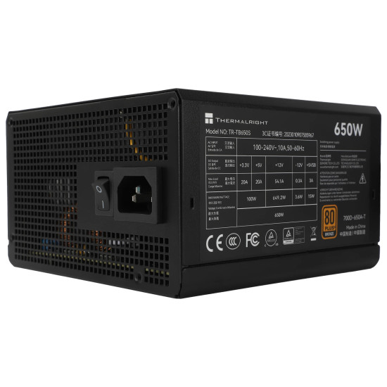 Захранване Thermalright PSU 650W Bronze - TR-TB650S
