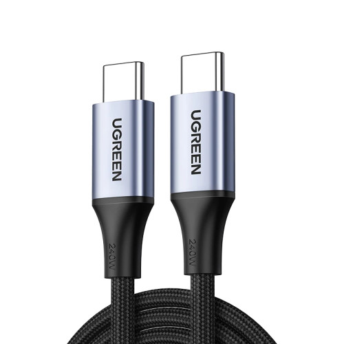 Ugreen кабел USB 2.0 Type-C M/M US535, 240W, 5A, 2m - 90440