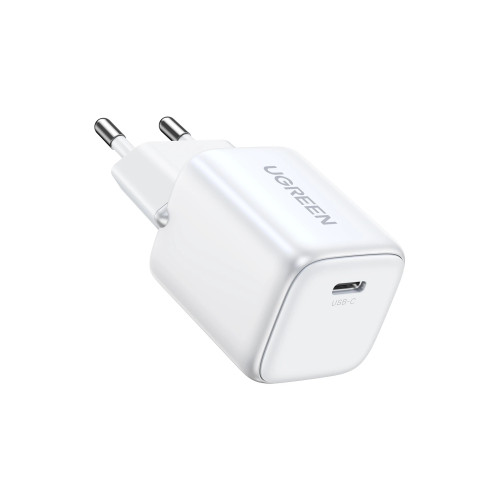 Зарядно Ugreen Charger Wall GaN 30W CD319 White - 15326