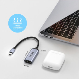 Адаптер Unitek USB-C M / HDMI 2.1 F - 8K, 120Hz, Aluminium - V1416B