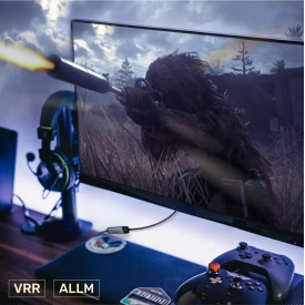 Адаптер Unitek USB-C M / HDMI 2.1 F - 8K, 120Hz, Aluminium - V1416B