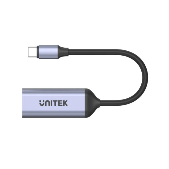 Адаптер Unitek USB-C M / HDMI 2.1 F - 8K, 120Hz, Aluminium - V1416B