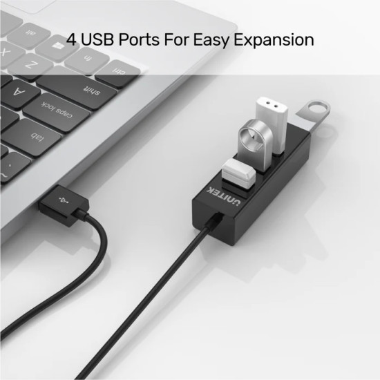 USB хъб Unitek 2.0 HUB 4 port - Y-2140