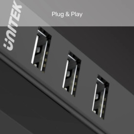 USB хъб Unitek 2.0 HUB 4 port - Y-2140