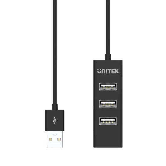 USB хъб Unitek 2.0 HUB 4 port - Y-2140