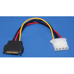 Адаптер VCom SATA Power M / Molex 4pin - CE359-0.15m