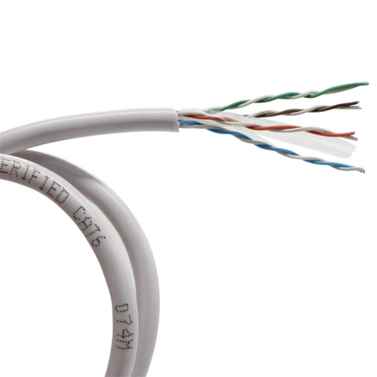 Мрежови кабел VCom UTP cable 4Pair Cat6 23AWG 305m - NC614-305