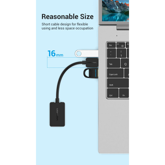 Външна звукова карта Vention USB Sound card - CDYB0