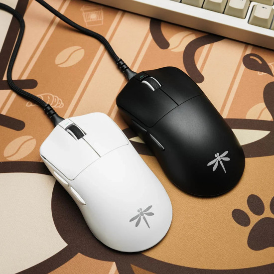 Безжична мишка VGN Wireless Gaming Mouse F1 PRO MAX DRAGONFLY - 1K (4K compatible), Kailh Black Gold Mamba Switches, White