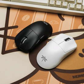 Безжична мишка VGN Wireless Gaming Mouse F1 PRO MAX DRAGONFLY - 1K (4K compatible), Kailh Black Gold Mamba Switches, White