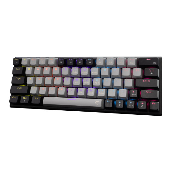 Клавиатура White Shark Gaming Mechanical Keyboard WAKIZASHI 2 - Red Switches (English US), Gray, Black