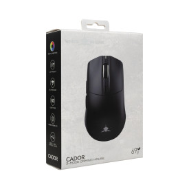 Безжична мишка White Shark Wireless Gaming Mouse CADOR - 10000dpi, 1000Hz, Bluetooth, Black