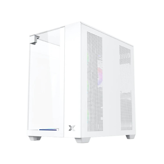 Кутия за компютър Xigmatek Case ATX - Aqua V Arctic (H23A) - 7 ARGB Fans