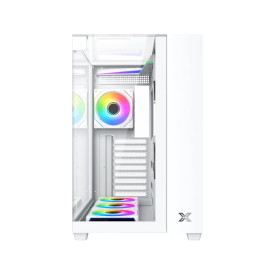 Кутия за компютър Xigmatek Case ATX - Aqua V Arctic (H23A) - 7 ARGB Fans